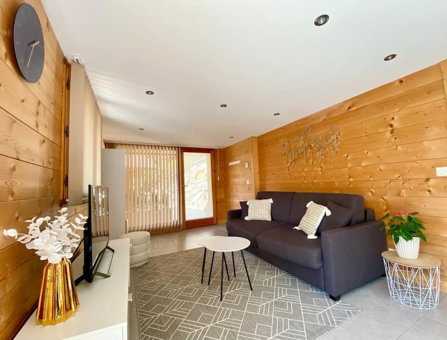 Androsace Appartement Dans Chalet Bois Avec Jacuzzi Privatif Terrasse Et Vue Montagne Les Villards-sur-Thones Екстер'єр фото
