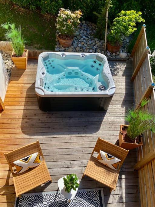 Androsace Appartement Dans Chalet Bois Avec Jacuzzi Privatif Terrasse Et Vue Montagne Les Villards-sur-Thones Екстер'єр фото